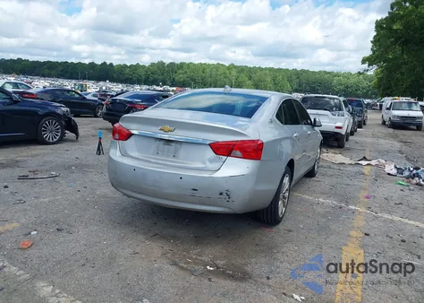 2016 Chevrolet Impala 1Lt из США, поврежденный, VIN 2G1105SA3G9186794